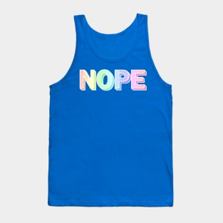 nope, but in rainbow Tank Top